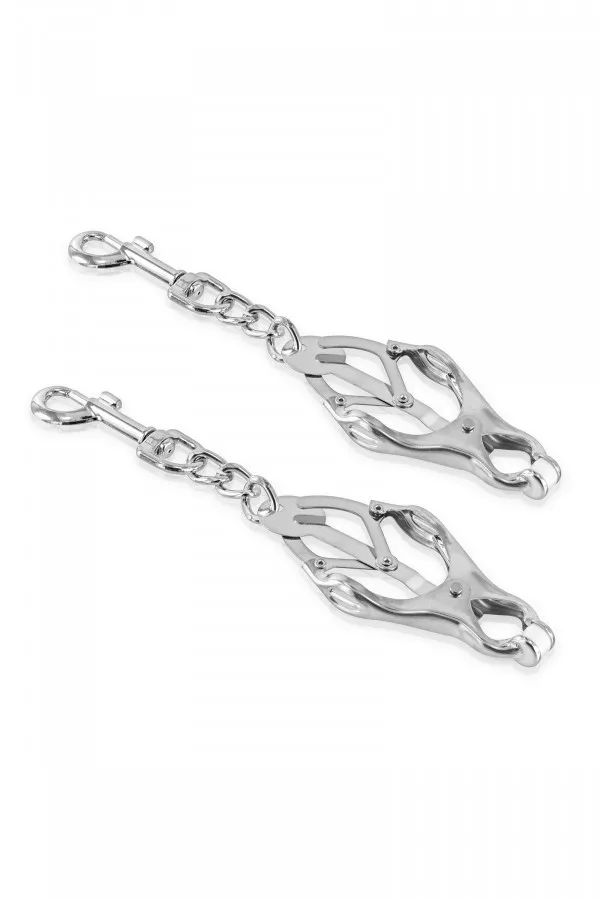 Pinces à seins acier avec contrainte de poids