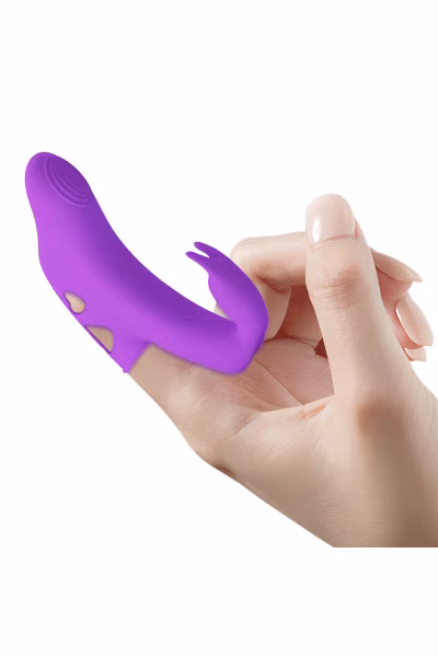 Pretty Love Yenna Doigt vibrant avec stimulateur clitoridien - Concorde Love