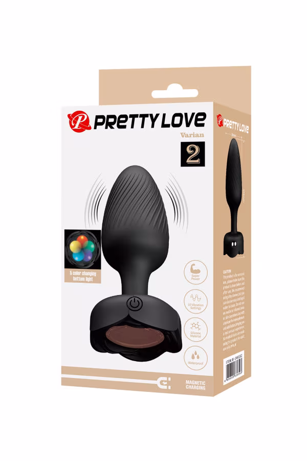 Pretty Love Plug anal vibrant et lumineux