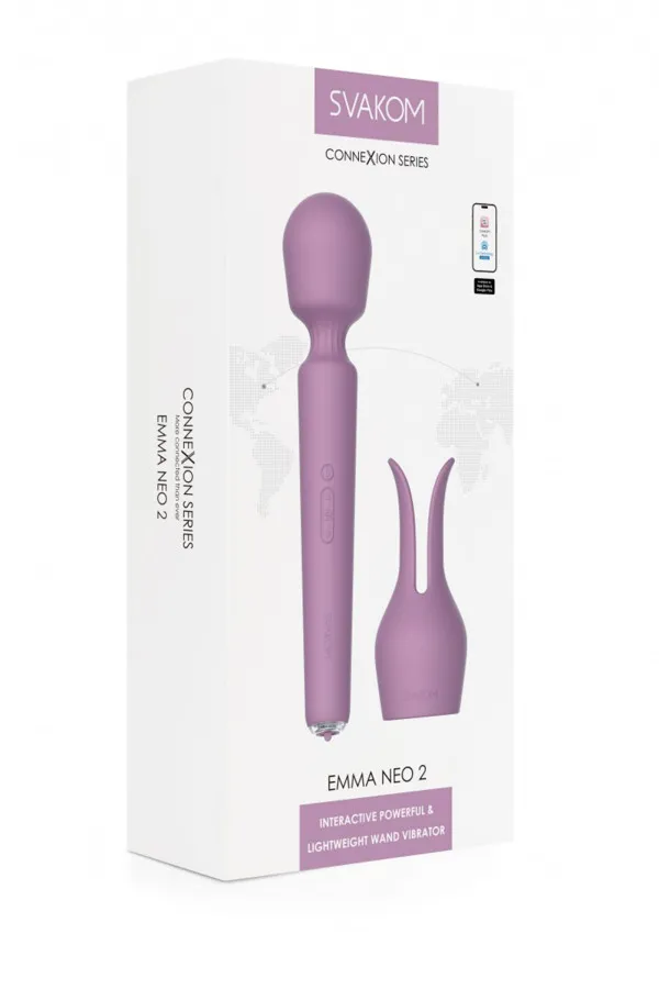 Svakom Emma Neo 2 - Wand + Stimulateur lapin amovible