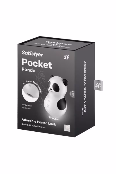Satisfyer Pocket Panda – Stimulateur clitoridien 2 en 1