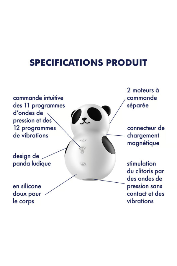 Satisfyer Pocket Panda Stimulateur clitoridien