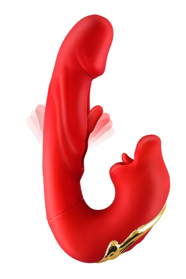 Yoba Kissy Vibromasseur rabbit 3-en-1 avec stimulation du point G et du clitoris