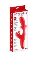 Joyfully Vibromasseur rabbit 3-en-1 avec tapotements