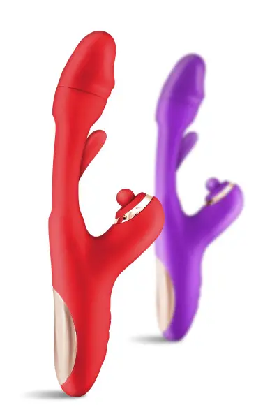 Joyfully Vibromasseur rabbit 3-en-1 avec tapotements