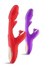 Joyfully Vibromasseur rabbit 3-en-1 avec tapotements