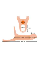 Gode ceinture strap-on creux