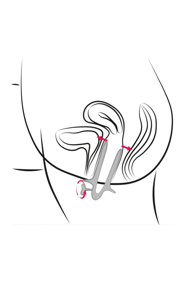 Spéculum vaginal en acier inoxydable