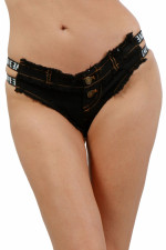 Micro short effet denim femme
