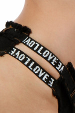 Micro short effet denim femme