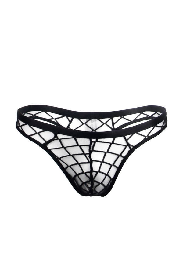 String masculin transparent motifs