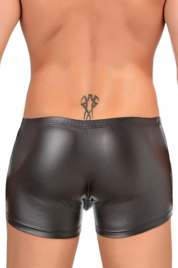 Boxer homme noir ouvert