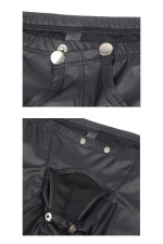Boxer homme noir ouvert