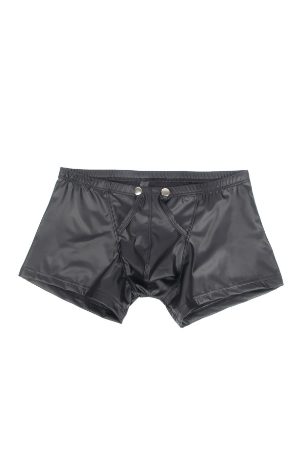 Boxer homme noir ouvert