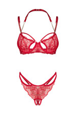 Ensemble lingerie rouge Matildea 