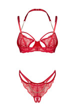 Ensemble lingerie rouge Matildea 