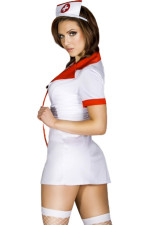 Tenue d’infirmière sexy 6 pièces Chilirose