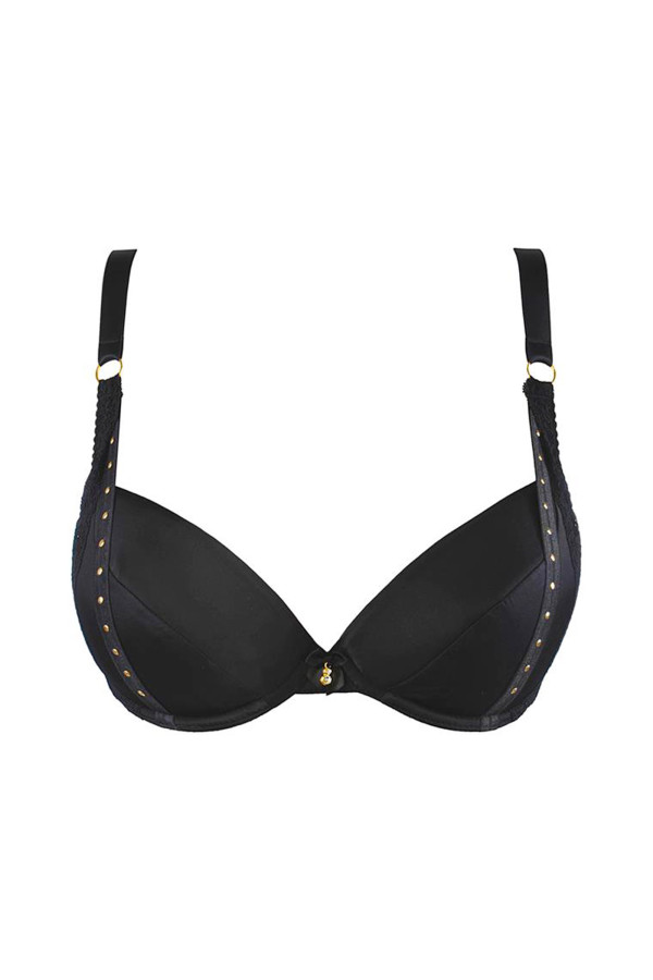 Soutien-gorge noir scintillant Axami