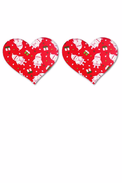 Cache-tétons Cœur Noël de Paris Hollywood – Sexy, festif & réutilisable 