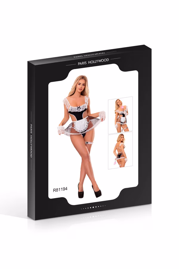 Tenue de soubrette sexy 4 pièces - Concorde Love