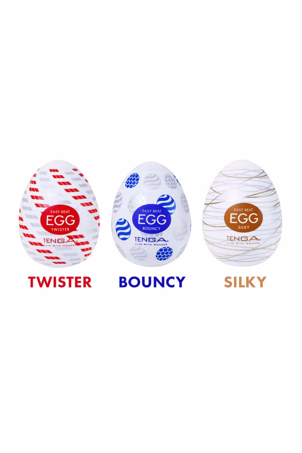 Tenga - Pack de 3 œufs masturbateurs aux sensations uniques