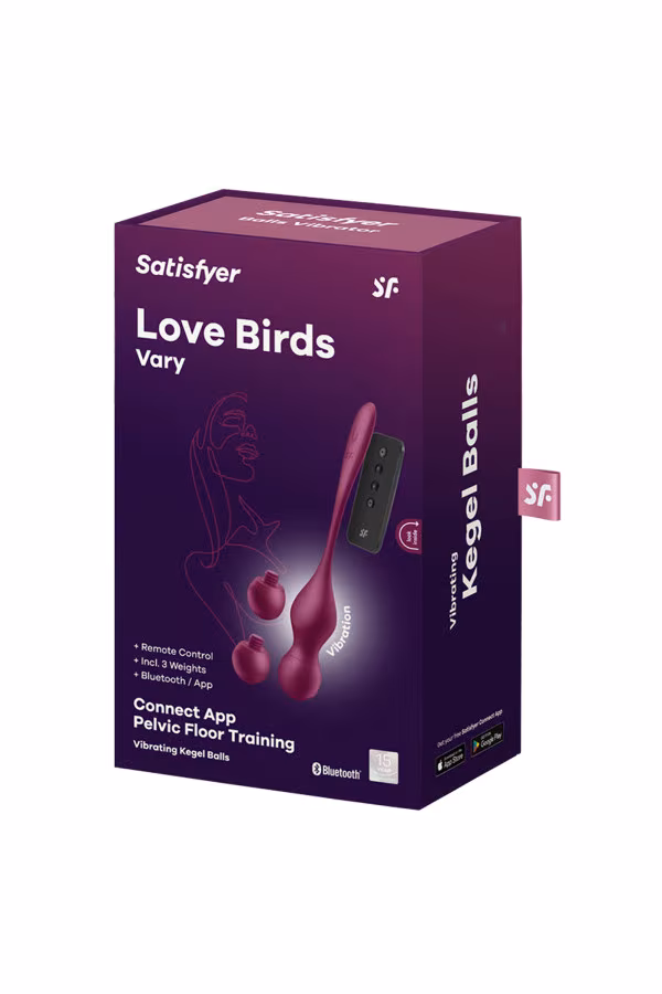 Satisfyer Love Birds Vary – Boules de geisha vibrantes + app