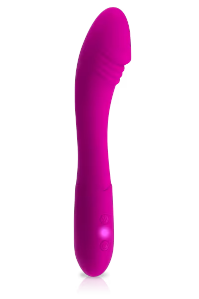 Vibromasseur point G avec tête gland réaliste