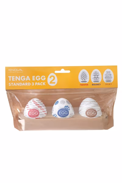 Tenga - Pack de 3 œufs masturbateurs aux sensations uniques