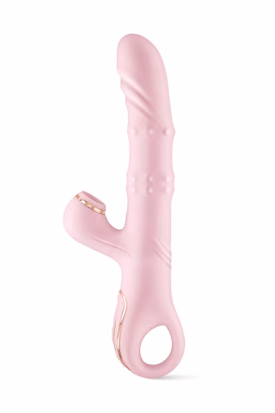 Yoba Classy - Vibromasseur rabbit 5-en-1 : tête rotative + chaleur