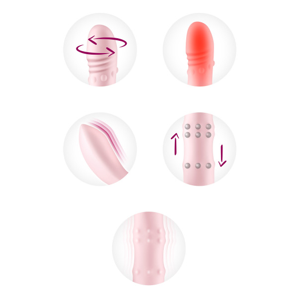 Yoba Cosy - Sextoy rabbit 5-en-1 + stimulateur de clitoris ergonomique