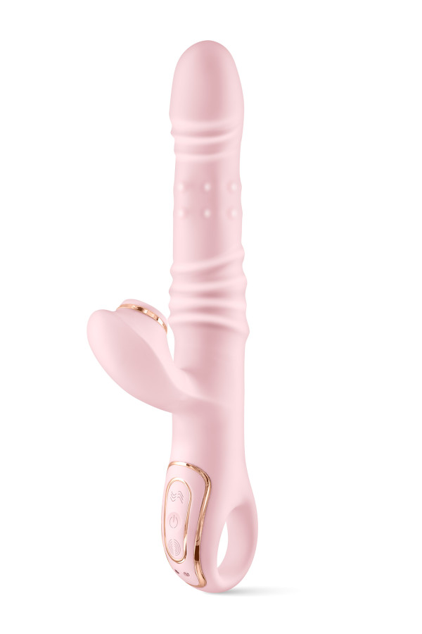 Yoba Lively - Sextoy rabbit 6-en-1 : billes rotatives + chaleur