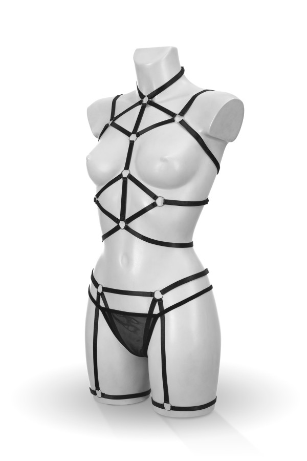 Harnais Sidonie 3 pièces "Bijoux pour toi" - Sensuel et élégant