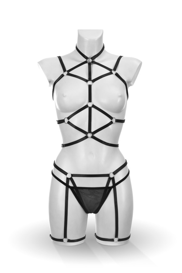 Harnais Sidonie 3 pièces "Bijoux pour toi" - Sensuel et élégant