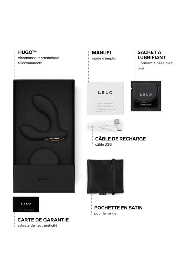LELO HUGO 2 Remote Vibromasseur prostatique télécommandé