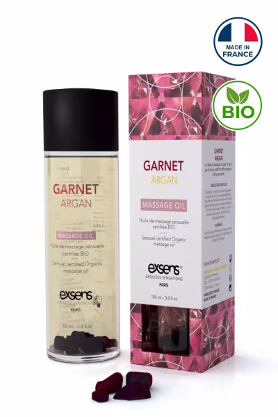 Huile de massage bio Grenat et Argan - Concorde Love