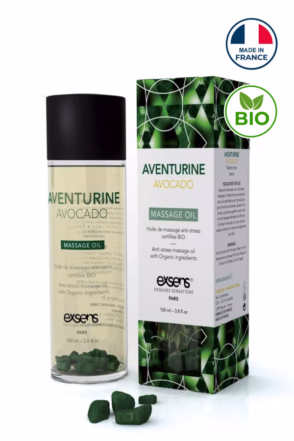 Huile de Massage Bio Aventurine Avocado - 100ml