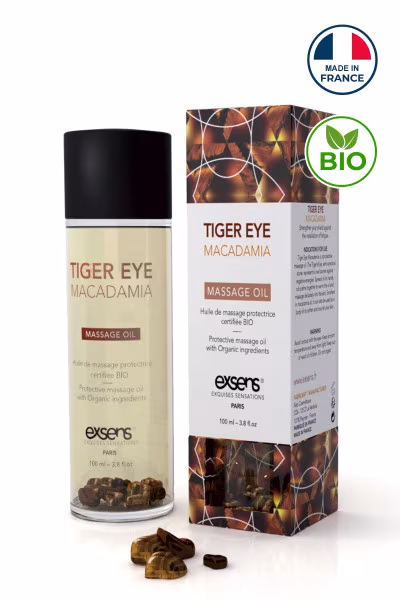 Huile de Massage Bio Tiger Eye Macadamia - 100ml