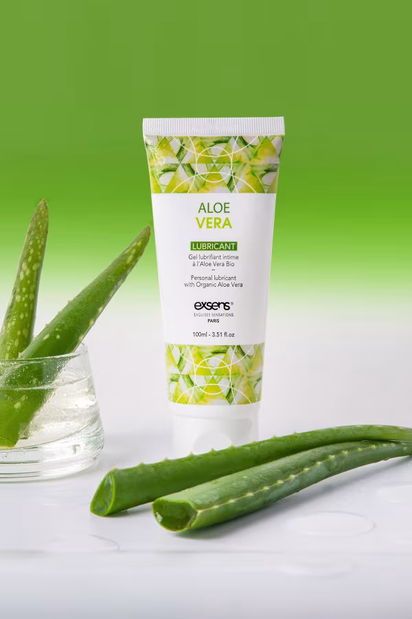 Lubrifiant à base d'eau à l'Aloe Vera 100ml par Exsens