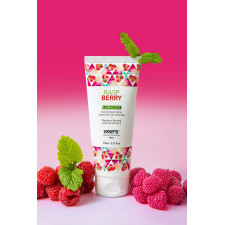 Lubrifiant intime gourmand et à base d'eau à la framboise 70ml de Exsens