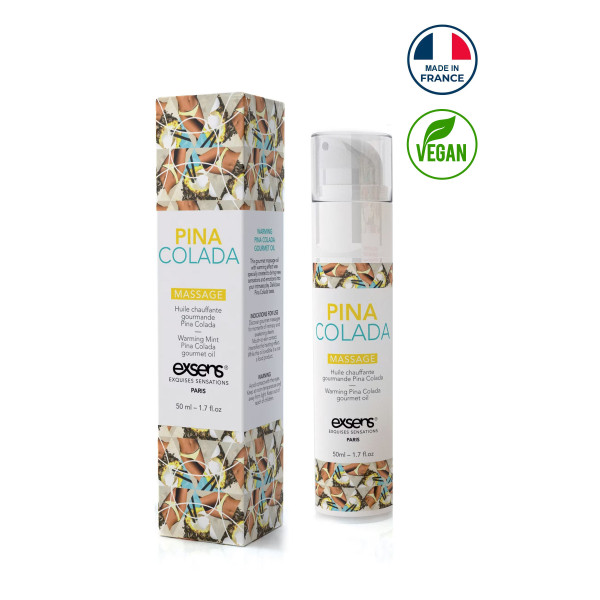 Huile de Massage Chauffante Pina Colada - 100ml