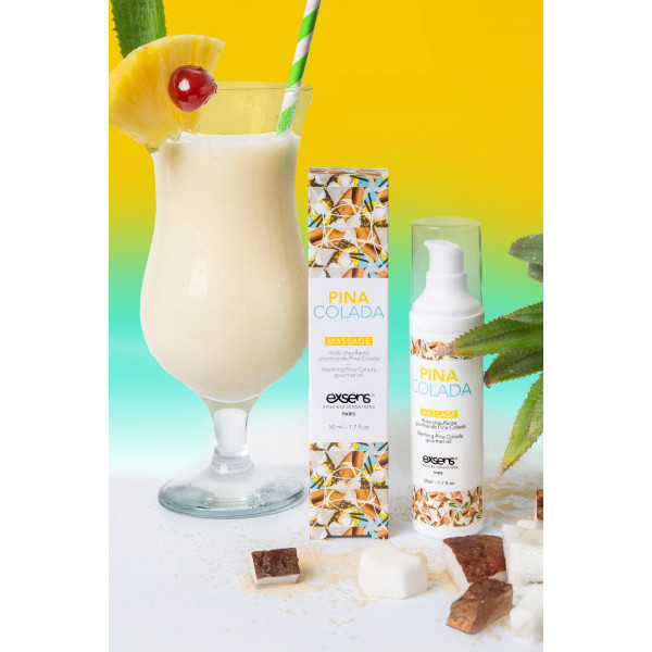 Huile de Massage Chauffante Pina Colada - 100ml