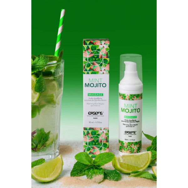 Huile Chauffante Gourmande Mojito - Huiles de Massage
