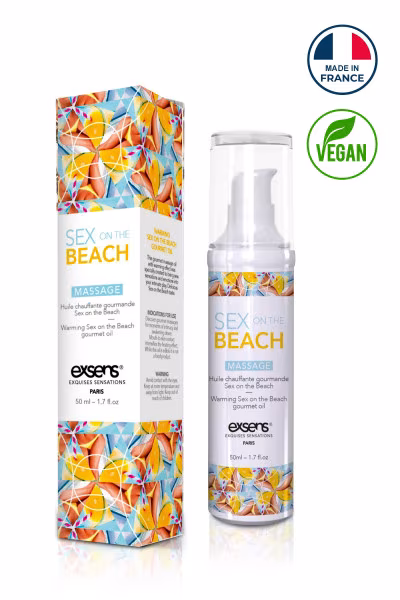 Huile de massage gourmande et chauffante
