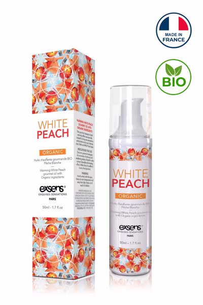 Huile Chauffante Gourmande Bio Pêche - Concorde Love