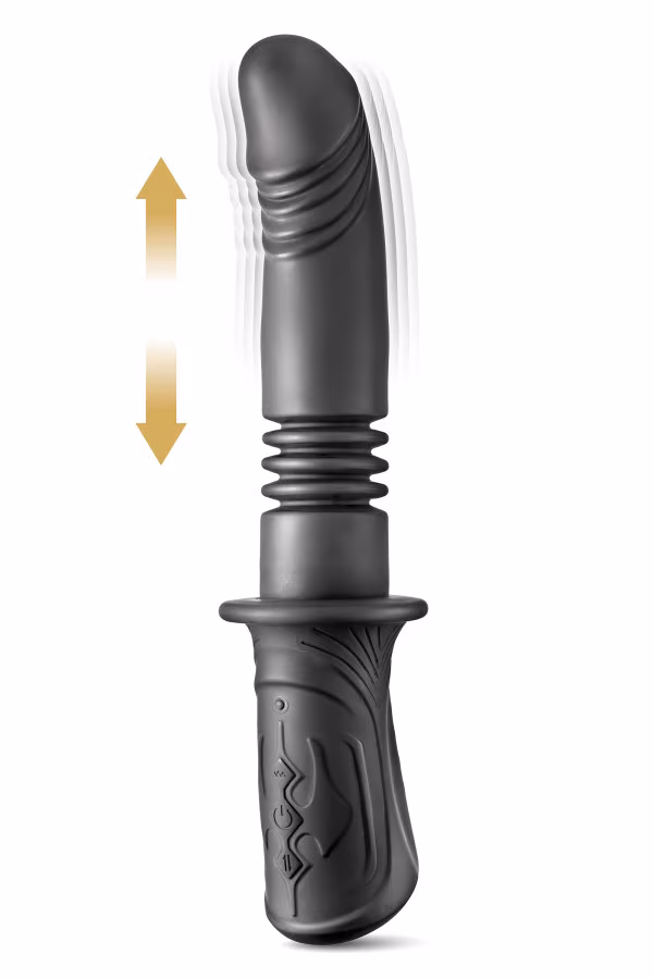 My Black Ram Vibromasseur propulseur avec va-et-vient