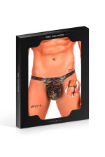 String sexy motif fourrure de tigre pour homme
