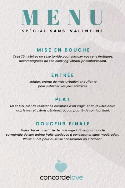 Menu sans Valentin.e
