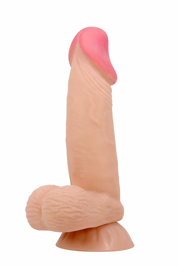 Gode ventouse réaliste à squelette 19,4 cm - Baile