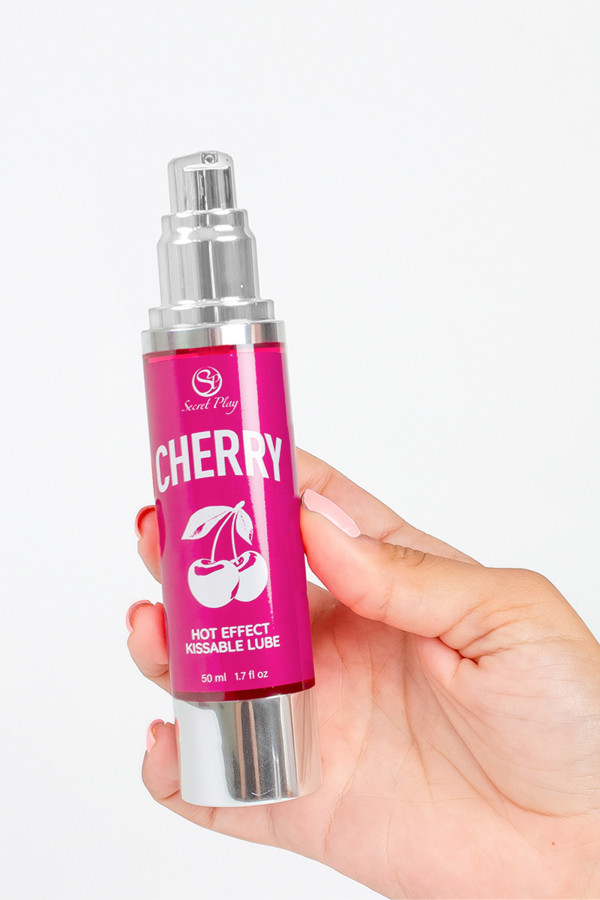 Huile de massage chauffante & lubrifiante - Cerise (50 ml)