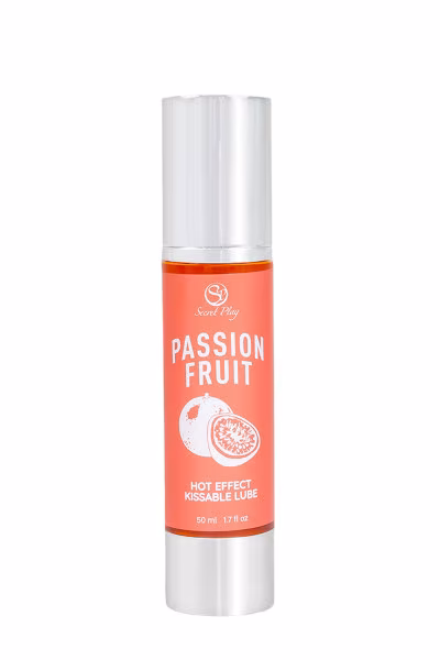 Huile de massage chauffante & lubrifiant - Fruits de la passion
